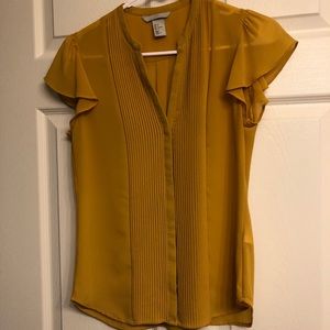 H&M Mustard Blouse